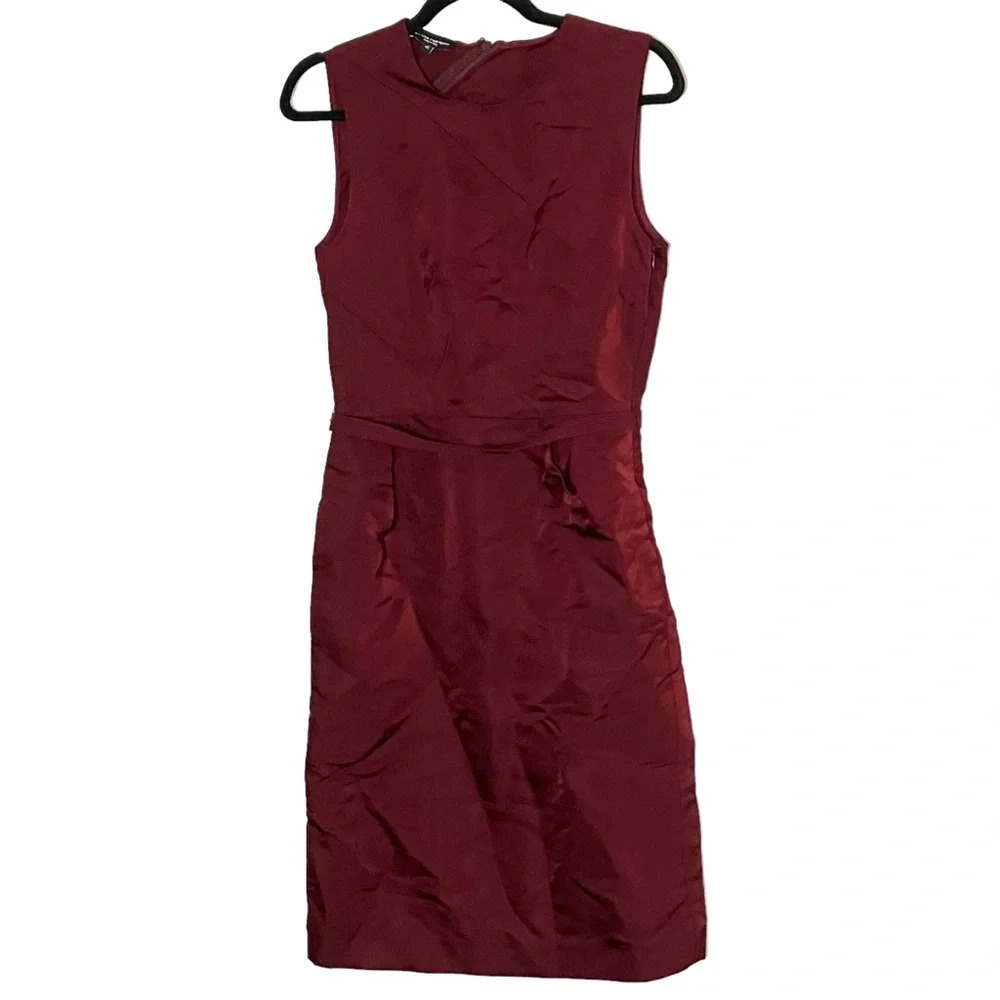 Narciso Rodriguez Dress Belted Silk Shift 2020 size 40 US 4‎